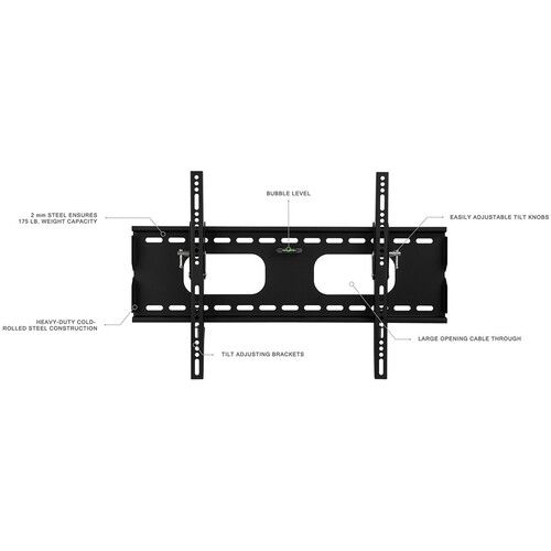  Mount-It! Tilting & Locking Low Profile Wall Mount for 65