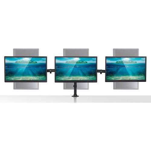  Mount-It! Adjustable Triple Monitor Mount for 13 to 27