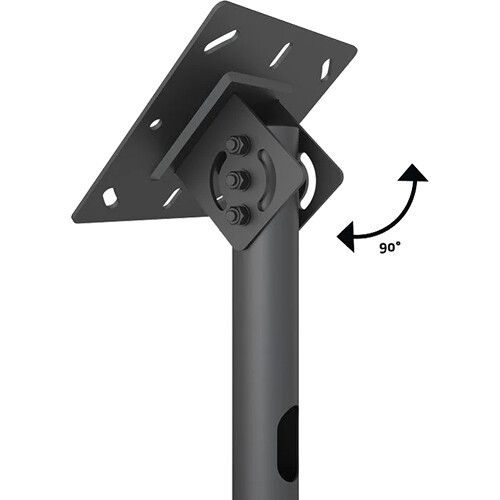  Mount-It! Three-Screen Single-Pole Ceiling Mount (Three-Sided)