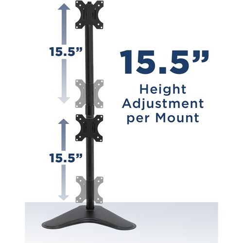  Mount-It! MI-1758 Vertical Dual Monitor Stand for 24