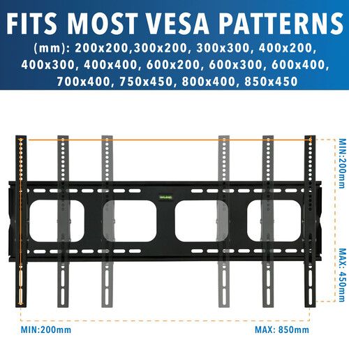  Mount-It! Heavy-Duty Tilting Wall Mount for 42 to 80