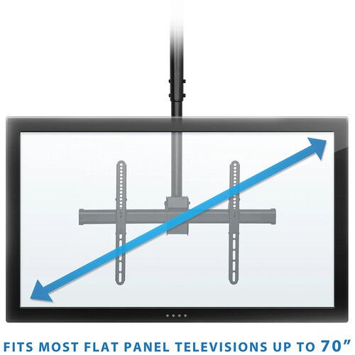  Mount-It! MI-509B Full Motion Ceiling TV Mount for 32 to 70