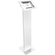 Mount-It! Anti-Theft Floor Standing Tablet Kiosk for Select iPad Models (White)