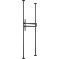 Mount-It! Single-Screen Dual-Pole Heavy-Duty Floor-to-Ceiling Mount