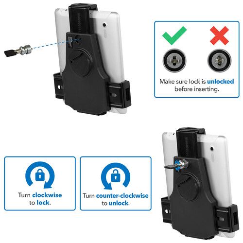  Mount-It! Secure Universal Tablet Floor Stand with Lock