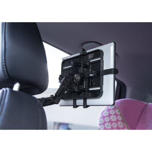  Mount-It! MI-7310 Car Back Seat Headrest Tablet Mount Fits Apple iPad, Samsung Galaxy Tab, Microsoft Surface, Other Tablets with 7 to 11 Inch Screen Sizes, 3.3 Lbs Rated, Lockable