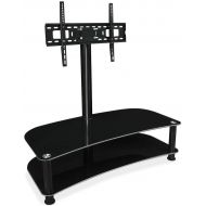 Mount-It! MI-873 TV Cart Mobile TV Stand with Mount and AV Shelves