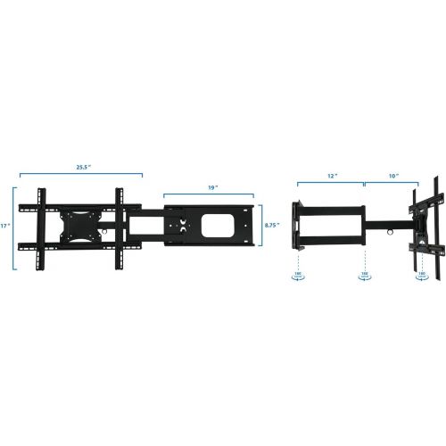  [아마존핫딜][아마존 핫딜] Mount-It! Full Motion Articulating TV Wall Mount Bracket for 32-70” Plasma, LED, LCD Flat Screens up to 100 Pounds and 600x400 VESA, Tilt, Swivel, Extend, Compress