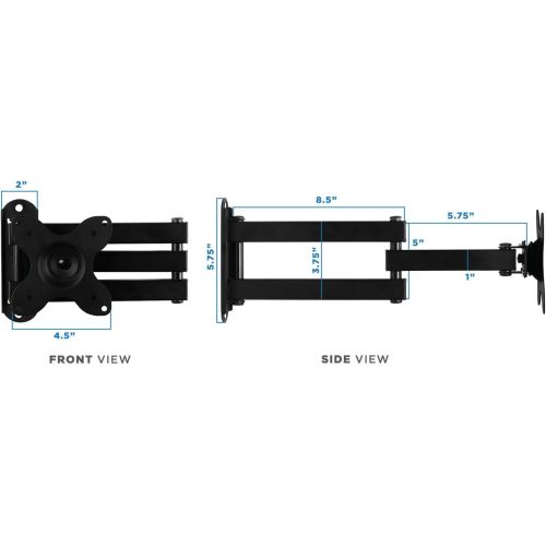  [아마존베스트]Mount-It! TV Wall Mount Monitor Bracket with Full Motion Articulating Tilt Arm, 15 Extension Arm Fits 17 19 20 22 23 24 26 27 28 29 30 32 35 37 39 42 47 LCD LED Displays up to VESA