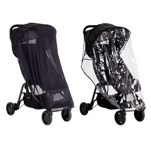  Mountain Buggy - Nano 2 Stroller - Nautical with All Weather Cover Pack