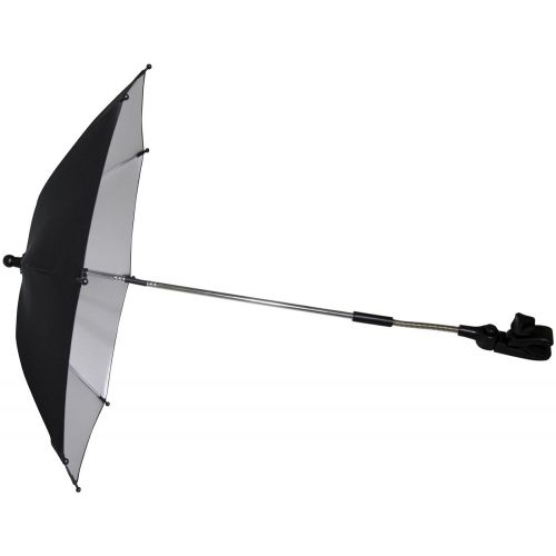  Mountain Buggy Parasol Umbrella for Strollers, Car Seats, High Chairs and More, Black