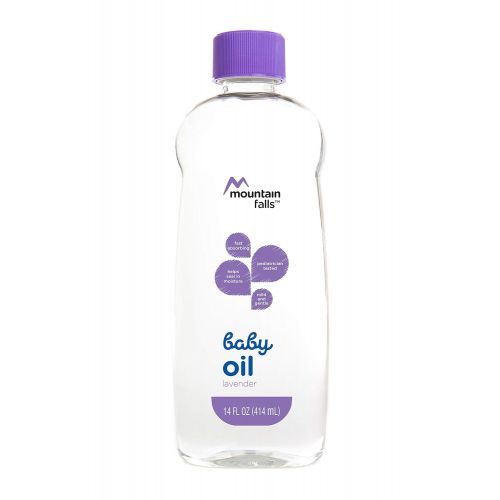  Mountain Falls Baby Oil, Lavender, Compare to Johnsons, 14 Fluid Ounce (Pack of 4)