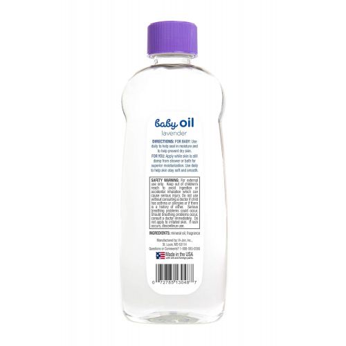  Mountain Falls Baby Oil, Lavender, Compare to Johnsons, 14 Fluid Ounce (Pack of 4)