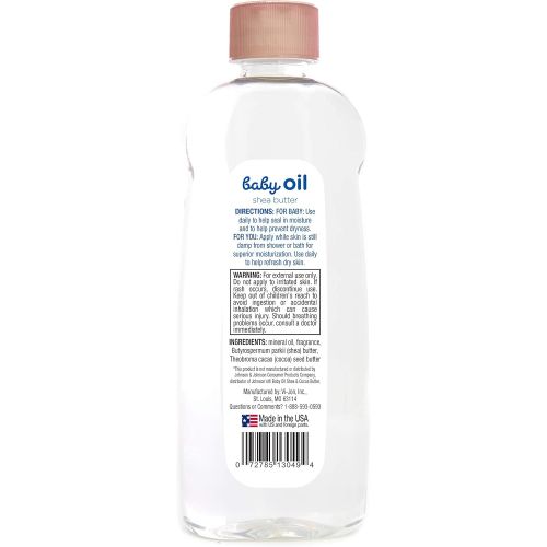  Mountain Falls Baby Oil, Shea Butter, 14 Fluid Ounce