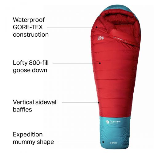  Mountain Hardwear Phantom GORE-TEX Sleeping Bag: 0F Down