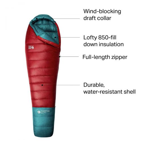  Mountain Hardwear Phantom Sleeping Bag: 0F Down