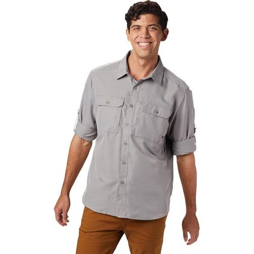  Mountain Hardwear Men's Canyon Long Sleeve Shirt for Camping, Hiking, and Everyday Wear | Moisture-Wicking and Breathable