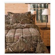 Mountain Home Bedding Mossy Oak Camouflage Boys Hunting Cabin Full Comforter & Shams (3 Piece Bedding)