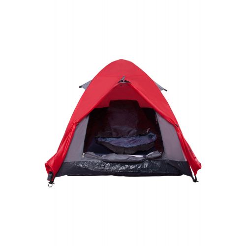  Mountain Warehouse Festival Dome 2-Personen-Campingzelt - Eingangsbereich, Zeltboden, wasserabweisendes Rucksackzelt, Pop-up-Schlafzelt - Strandzelt Fuer Sommerreisen