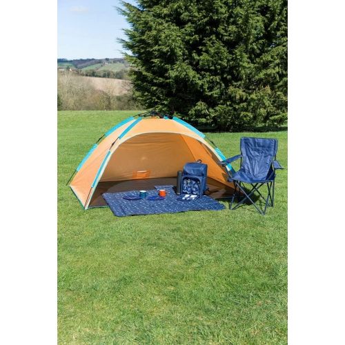  Mountain Warehouse Automatic Beach Shelter - UV40 Sun Shelter Tent