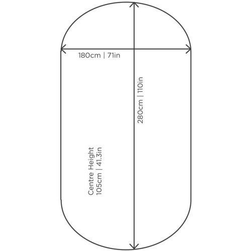  Mountain Warehouse Pop Up Tent -Water Resistant, 3 Man Festival Tent