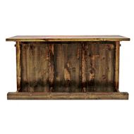 Mountain Woods Furniture The Wyoming Collection 6 Bar with Raised Work Counter, 3 Drawers, 2 Shelves