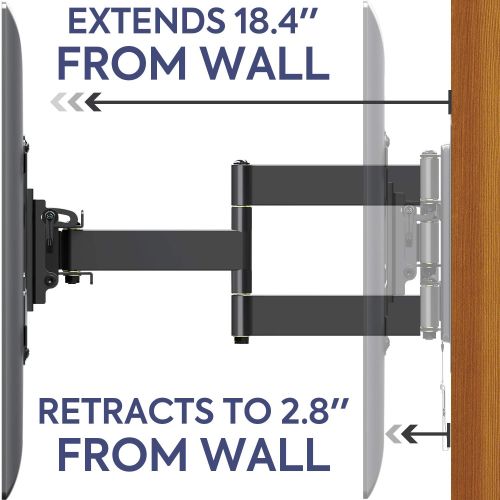  Mounting Dream Lockable RV TV Mount for 17-39 inch, Some up to 43 inch TV, RV Mount on Camper Motor Home Boat Truck, Full Motion Unique One Step Lock Design RV TV Wall Mount, 200mm