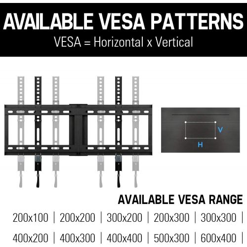  [아마존 핫딜]  [아마존핫딜]Mounting Dream Tilting TV Mount for Most 37-70 Inches Flat Screen TVs, TV Wall Mount up to VESA 600x400mm and 132 lbs - Low Profile & Space Saving for 16, 18, 24 Studs