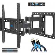 [아마존 핫딜]  [아마존핫딜]Mounting Dream TV Wall Mounts TV Bracket for Most 32-55 Inch Flat Screen TV/ Mount Bracket, Full Motion TV Wall Mount with Swivel Articulating Dual Arms, Max VESA 400x400mm, 99 LBS