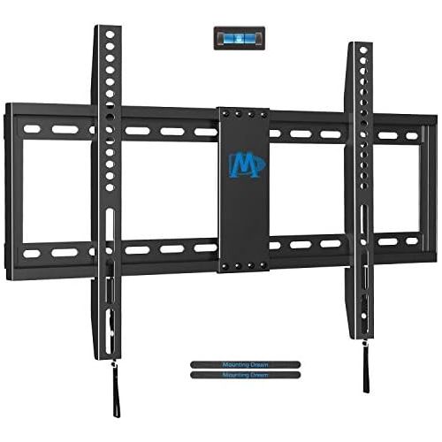  [아마존베스트]Mounting Dream TV Mount Fixed for Most 42-70 Inch Flat Screen TVs , TV Wall Mount Bracket up to VESA 600 x 400mm and 132 lbs - Fits 16/18/24 Studs - Low Profile and Space Saving MD