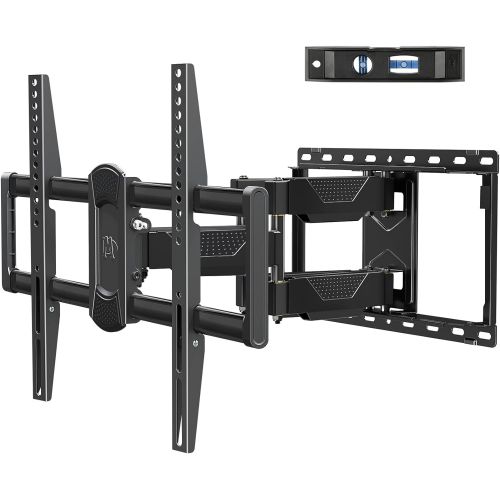  Mounting Dream TV Wall Mount Full Motion TV Mount for 42-75 inch TVs, TV Wall Mount Bracket with Dual Articulating Arms, Fits 12”- 16” Wood Studs, TV Wall Mounts with VESA 600x400m