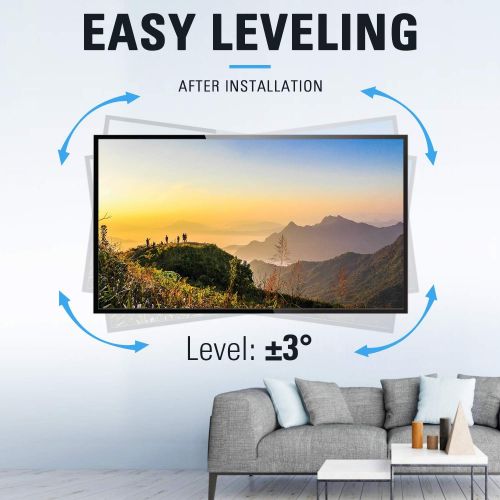  [아마존베스트]Mounting Dream TV Mount with Sliding Design for 42-70 Inch TVs, Easy for TV Centering on Wall, Full Motion TV Wall Mount Fits Most Smart OLED TVs - Easy to Install on 16~ 24 Studs,