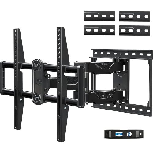  [아마존베스트]Mounting Dream Full Motion TV Mount for Most 42-70 Inch TVs, Adjustable TV Mount Swivel and Tilt with Articulating Dual Arms, Loading 100 lbs, Max VESA 600x400mm, Fits 16, 18, 24 S