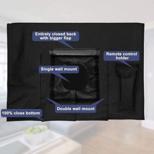  [아마존베스트]Mounting Dream Outdoor TV Cover Weatherproof with Bottom Cover for 30-32 inch TV, Waterproof and Dustproof TV Screen Protectors with Remote Control Pocket for Outside LED, LCD, OLE