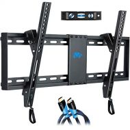 Mounting Dream Tilt TV Wall Mount Bracket for Most 37-70 Inches TVs, TV Mount with VESA up to 600x400mm, Fits 16, 18, 24 Studs and Loading Capacity 132 lbs, Low Profile and Space S