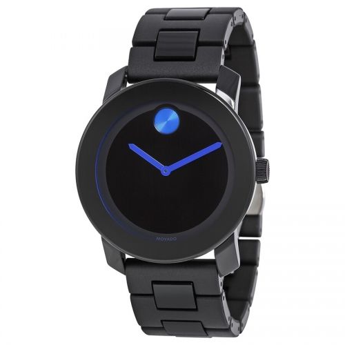  Movado Bold Large Mens Black Watch 3600099 by Movado