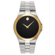 Movado Mens 0606909 Silver-Tone Stainless Steel Swiss Quartz Watch by Movado