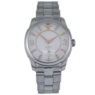 Movado Womens White Mother of Pearl Diamond-Accented Watch by Movado