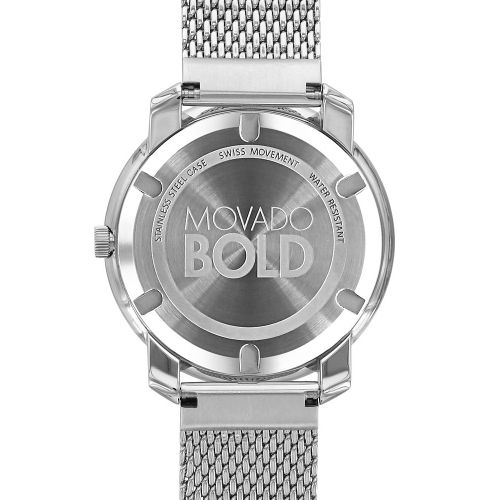  Movado BOLD Mid Size Silver Tone Watch, 36mm