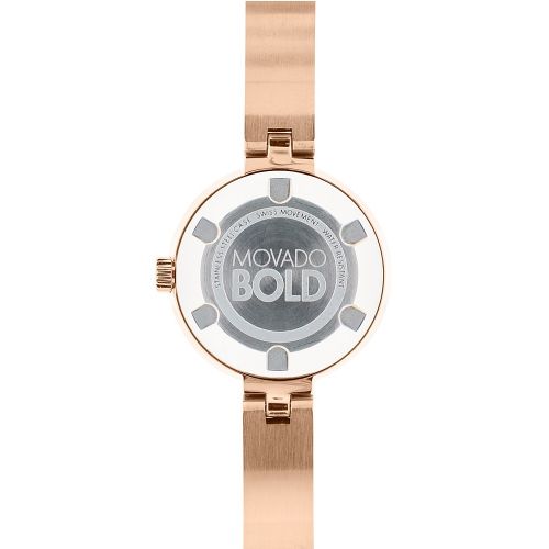  Movado BOLD Watch with Crystal Dot, 25mm