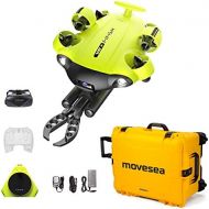 [아마존베스트]Movesea Underwater Drone FIFISH V6S 100 m Cable Robot Arm with Yellow Briefcase 8500561