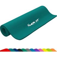 [아마존베스트]Movit XXL Pilates Gymnastics Mat, Yoga Mat, Phthalate-Free, 190 x 100 x 1.5 cm or 190 x 60 x 1.5 cm, Yoga Mat in 12 Different Colours