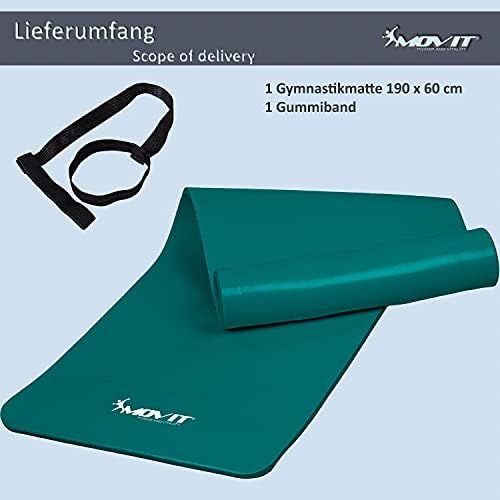  [아마존베스트]Movit XXL Pilates Gymnastics Mat, Yoga Mat, Phthalate-Free, 190 x 100 x 1.5 cm or 190 x 60 x 1.5 cm, Yoga Mat in 12 Different Colours