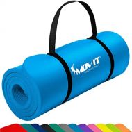 [아마존베스트]Movit Pilates Gymnastikmatte, Yogamatte, phthalatfrei, 183 x 60 x 1,0cm, in 12 unterschiedlichen Farben