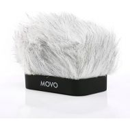 Movo WS-R10 Professional Furry Windscreen with Acoustic Foam Technology for Zoom iQ6, iQ7, Tascam DR-07 MKII, Sony PCM-M10 & Rode iXY Portable Digital Recorders