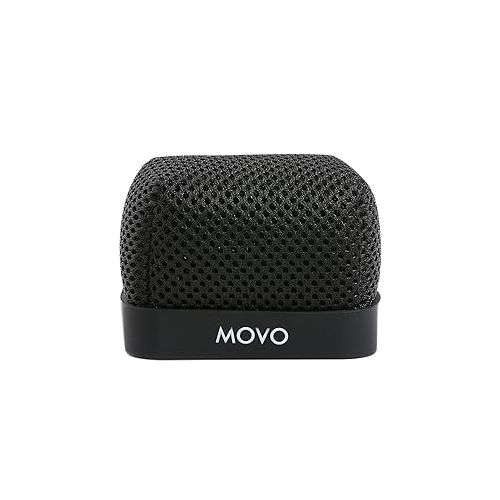  Movo WST-R10 Fitted Nylon Windscreen with Acoustic Foam Technology for Zoom iQ6, iQ7, Tascam DR-07 MKII, Sony PCM-M10 and Rode iXY Portable Digital Recorders