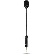 Movo MV-M101 Gooseneck Omnidirectional Lavalier Microphone- Compatible with DJI Mic/Rode Wireless Go Series Wireless Transmitters - Lapel Mic for Interviews and Content Creators (TRS 3.5mm)