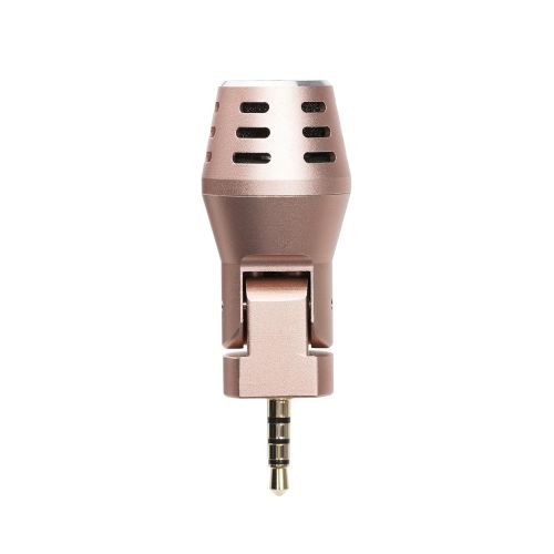  [아마존베스트]Movo MA200 Omni-Directional Calibrated TRRS Condenser Microphone for Apple iPhone, iPod Touch, iPad (Rose Gold)