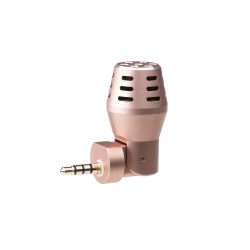  [아마존베스트]Movo MA200 Omni-Directional Calibrated TRRS Condenser Microphone for Apple iPhone, iPod Touch, iPad (Rose Gold)