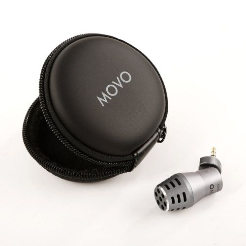  [아마존베스트]Movo MA200 Omni-Directional Calibrated TRRS Condenser Microphone for Apple iPhone, iPod Touch, iPad (Grey)